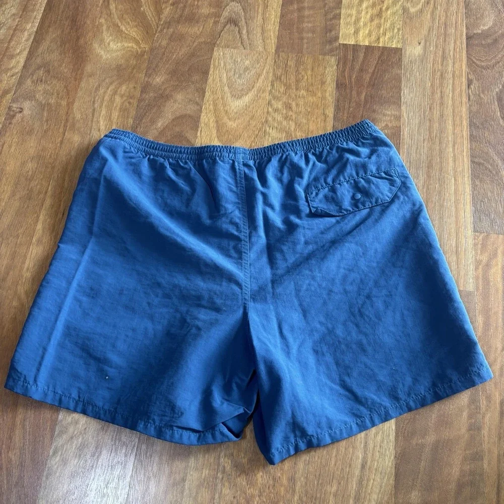 Patagonia Shorts Mens Small Blue Baggies Swim Trunks Mesh Lined Quick Dry